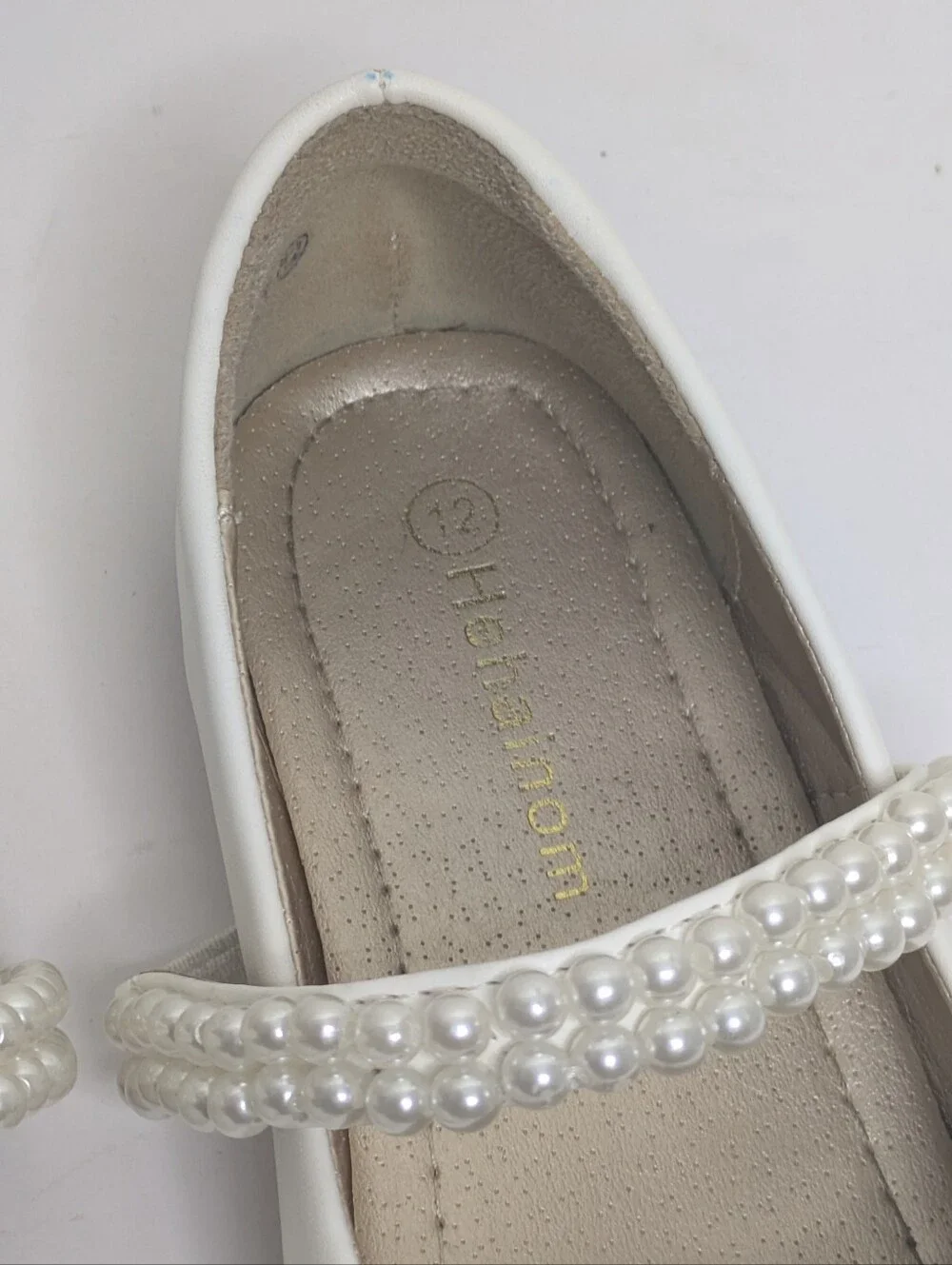 White Sandal Slip On 12T